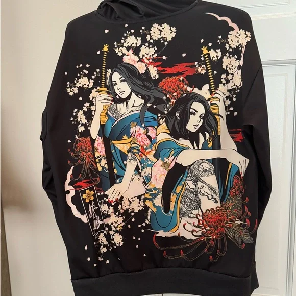 Anime Hoodie - unique artwork on back - Picture 1 of 5